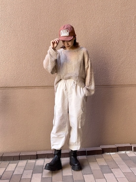 「Melan Cleuge（メランクルージュ）のアイテム」を使った、澪（ﾚｲ）さん（レディース・153cm）の秋コーディネート