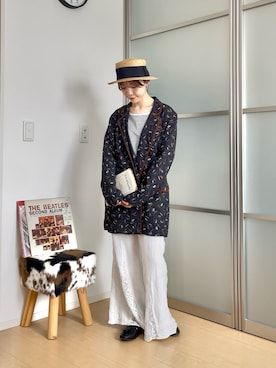 「SLOBE IENA（スローブイエナ）のアイテム（パンツ）」を使った、澪（ﾚｲ）さん（レディース・153cm）の春コーディネート