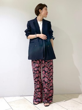 「sara mallika（サラ マリカ）のアイテム（パンツ）」を使った、BABYLONE STAFFさん（レディース・158cm）の夏コーディネート