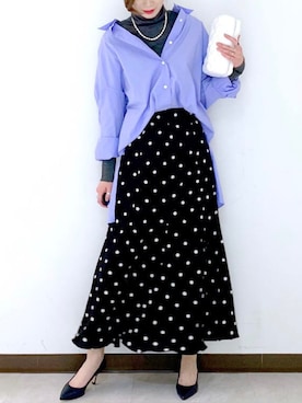 BABYLONE STAFFさん（レディース・158cm）の冬コーディネート