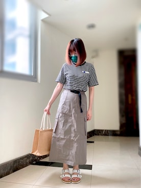 Ja̲s̲m̲i̲n̲e̲🐈  さん（レディース・163cm）の夏コーディネート