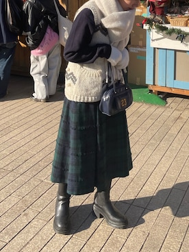 muniさん（レディース・157cm）の冬コーディネート