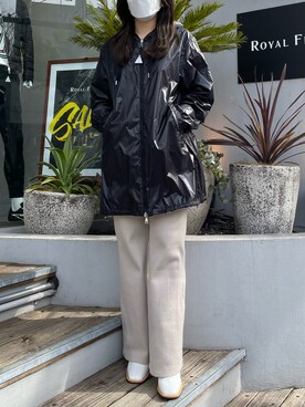 Moncler モンクレール のナイロンジャケットを使ったレディース人気ファッションコーディネート Wear