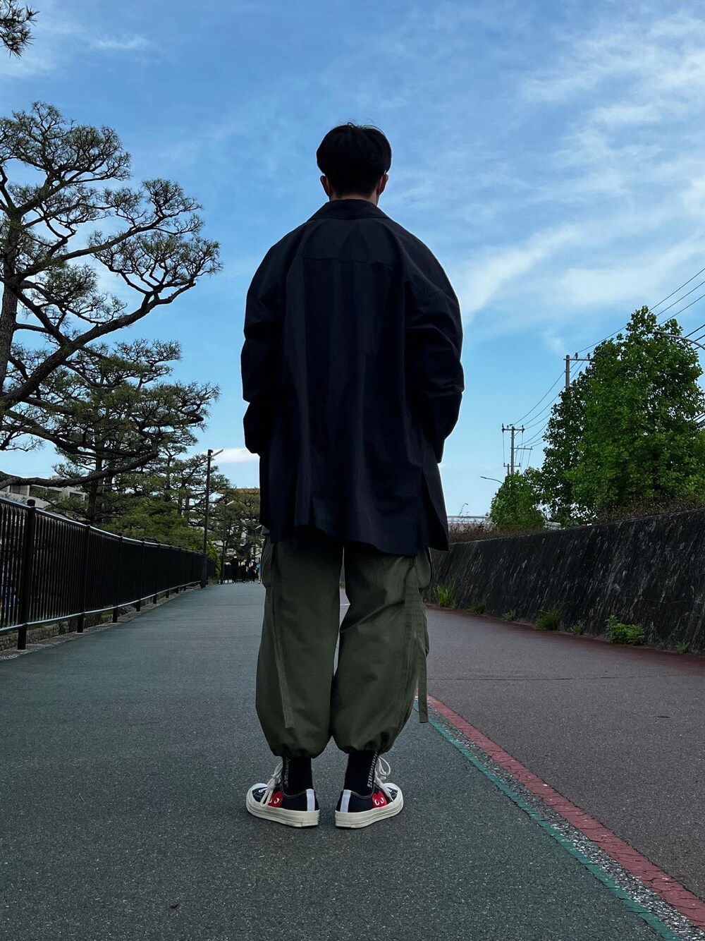 Ryo Takashima カーゴパンツ RYO TAKASHIMAのカーゴパンツを使った人気ファッション