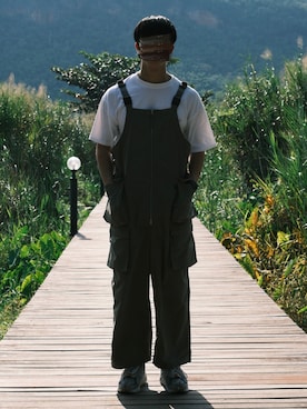 「DAIWA PIER39（ダイワピア39）のアイテム」を使った、natsukiさん（メンズ・187cm）の秋コーディネート