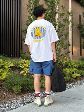 「DAIWA PIER39（ダイワピア39）のアイテム」を使った、natsukiさん（メンズ・187cm）の夏コーディネート