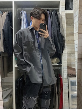 「shein」｜ゆすけさん（メンズ・177cm・20代）の秋コーディネート