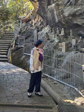 「アイテム（帽子）」を使った、Tamami Cocadoさん（レディース・165cm・30代）の秋コーディネート