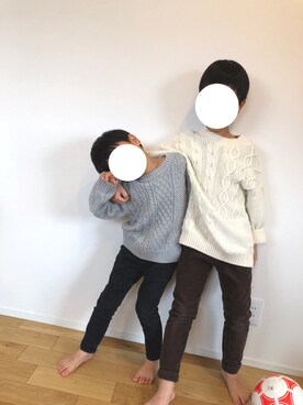 kaikykaさん（キッズ・123cm）の冬コーディネート