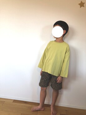 「JUNK STORE（ジャンクストアー）のアイテム」を使った、kaikykaさん（キッズ・123cm）の秋コーディネート