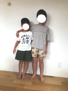 kaikykaさん(キッズ・123cm)の夏コーディネート
