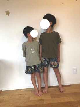 kaikykaさん（キッズ・123cm）の夏コーディネート