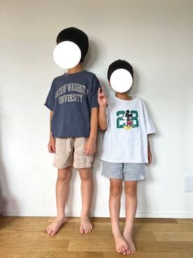kaikykaさん（キッズ・123cm）の夏コーディネート