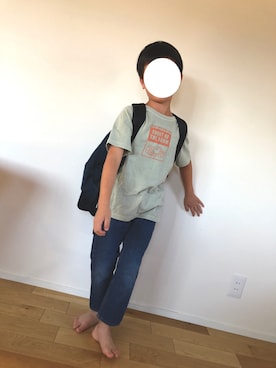 「NANO universe（ナノユニバース）のアイテム」を使った、kaikykaさん（キッズ・123cm）の夏コーディネート