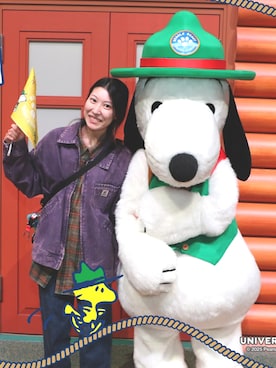 「アイテム（デニムジャケット）」を使った、kapochanさん（レディース・159cm）の秋コーディネート