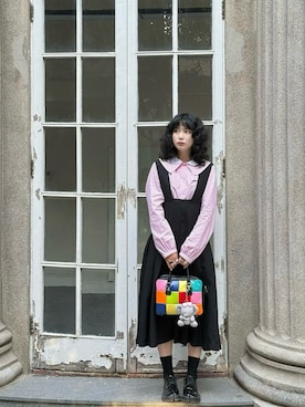 「アイテム（ワンピース/ドレス）」を使った、Liiiさん（レディース・160cm）の秋コーディネート