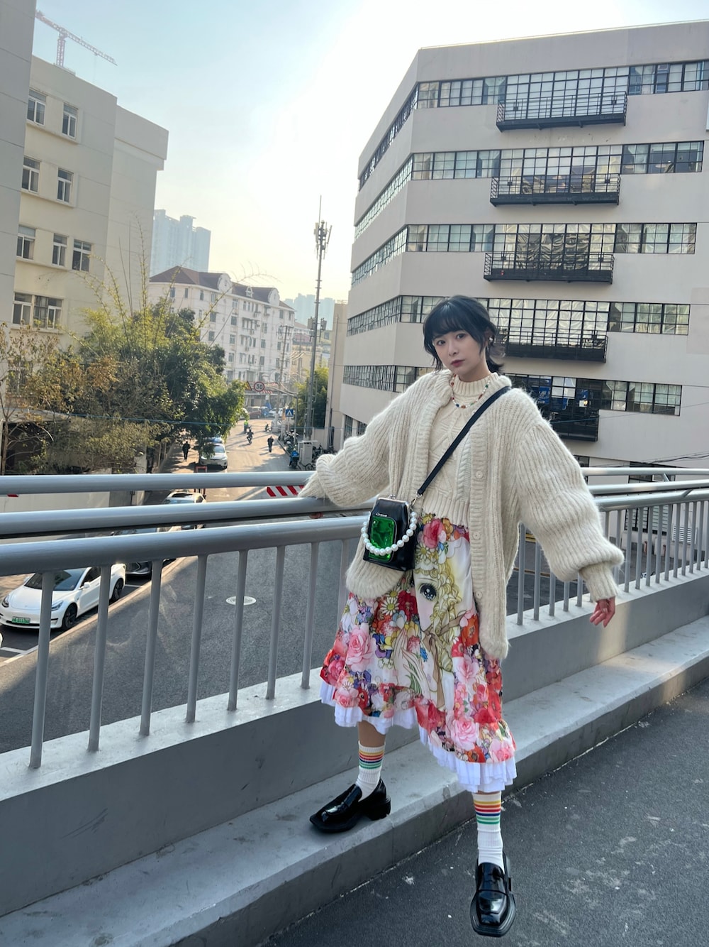 CLANE - COLOR MOHAIR SHAGGY CARDIGAN ベージュ CLANE(クラネ)】COLOR MOHAIR SHAGGY CARDIGAN/カラーモヘア