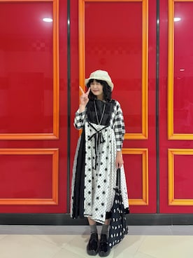 「アイテム（ワンピース/ドレス）」を使った、Liiiさん（レディース・160cm・30代）の秋コーディネート