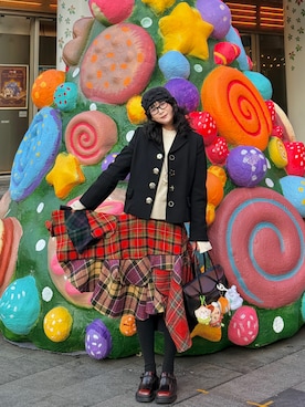 「アイテム（その他シューズ）」を使った、Liiiさん（レディース・160cm）の冬コーディネート