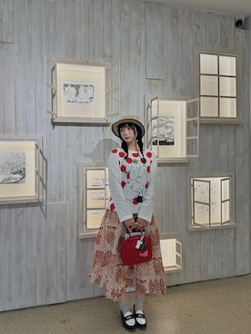 「I am I in fact...（アイアムアイインファクト）のアイテム」を使った、Liiiさん（レディース・160cm）の夏コーディネート