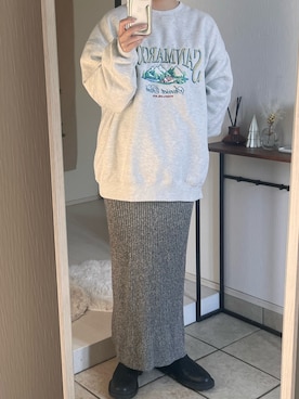 Rさん(レディース・160cm)の冬コーディネート