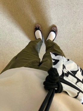 「アイテム（バレエシューズ）」を使った、Misatoouさん（レディース・153cm）の秋コーディネート