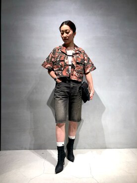 Wakoさん(レディース・158cm)の夏コーディネート