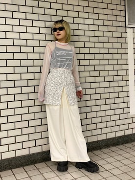 「JEANASIS（ジーナシス）のアイテム（その他トップス）」を使った、ミサ(JEANASiS)さん（レディース・155cm）の冬コーディネート