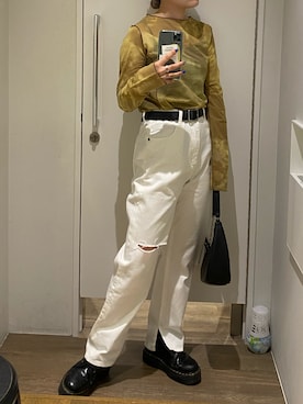 「ジーナシス」｜「アイテム（その他）」を使った、ミサ(JEANASiS)さん（レディース・155cm）の夏コーディネート