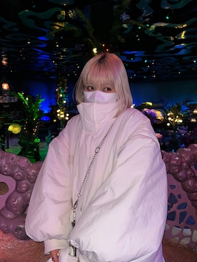 「ジーナシス」｜「アイテム（ジャケット/アウター）」を使った、ミサ(JEANASiS)さん（レディース・155cm）の冬コーディネート
