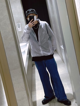 「ARC'TERYX（アークテリクス）のアイテム（ブルゾン）」を使った、Brandsonさん（メンズ・175cm）の秋コーディネート