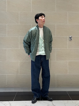 「BEAMS PLUS（ビームスプラス）のアイテム（ジャケット/アウター）」を使った、Brandsonさん（メンズ・175cm）の冬コーディネート