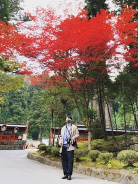 梅ヶ谷 藤太郎さん（メンズ・171cm）の秋コーディネート