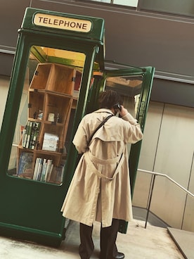 「JOURNAL STANDARD（ジャーナルスタンダード）のアイテム（トレンチコート）」を使った、梅ヶ谷 藤太郎さん（メンズ・171cm）の秋コーディネート