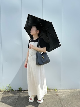 「アイテム（バッグ）」を使った、Akariさん（レディース・148cm）の夏コーディネート