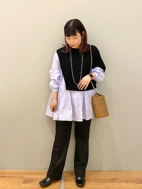 「ティアードブラウス」｜tokoさん（レディース・149cm）の春コーディネート