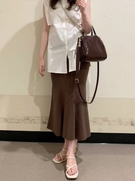 「Omekashi（オメカシ）のアイテム（PC・スマホグッズ/家電）」を使った、ㅤㅤㅤㅤㅤㅤㅤㅤㅤㅤㅤㅤㅤㅤㅤㅤㅤㅤ☺︎さん（レディース・163cm）の夏コーディネート