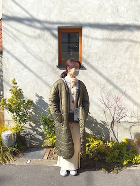 Chihiro さん（レディース・156cm）の冬コーディネート