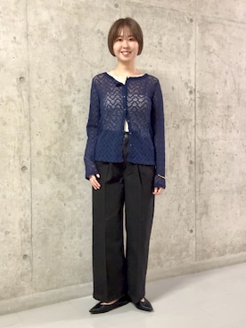 「AMERICAN HOLIC（アメリカンホリック）のアイテム」を使った、M A R Iさん（レディース・162cm）の秋コーディネート