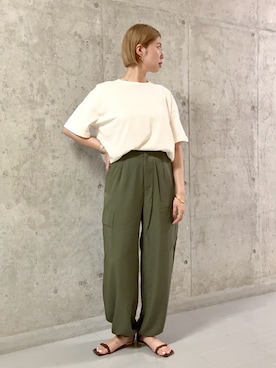 「AMERICAN HOLIC（アメリカンホリック）のアイテム」を使った、M A R Iさん（レディース・162cm）の夏コーディネート