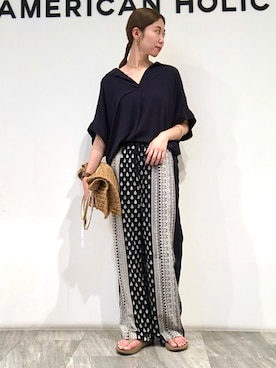 M A R Iさん（レディース・162cm）の夏コーディネート