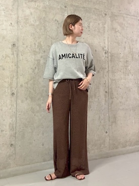 「AMERICAN HOLIC（アメリカンホリック）のアイテム」を使った、M A R Iさん（レディース・162cm）の夏コーディネート