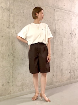 「アイテム（サンダル）」を使った、M A R Iさん（レディース・162cm・20代）の夏コーディネート