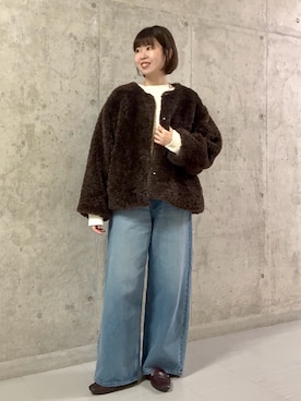 M A R Iさん（レディース・162cm）の冬コーディネート