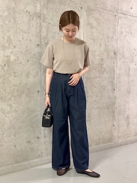 「アイテム（エコバッグ/サブバッグ）」を使った、M A R Iさん（レディース・162cm・20代）の夏コーディネート