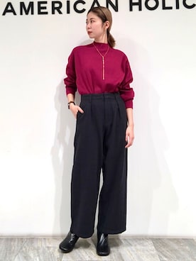 M A R Iさん（レディース・162cm）の冬コーディネート