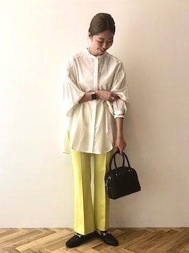 「ボストンバッグ」｜M A R Iさん（レディース・162cm）の春コーディネート