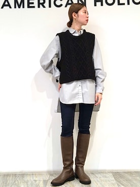 M A R Iさん（レディース・162cm）の秋コーディネート