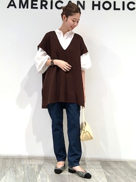 M A R Iさん（レディース・162cm）の秋コーディネート