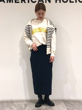 M A R Iさん（レディース・162cm）の冬コーディネート